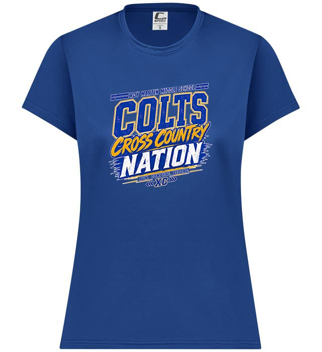 Roy Martin Colts Cross Country Nation Performance Tee