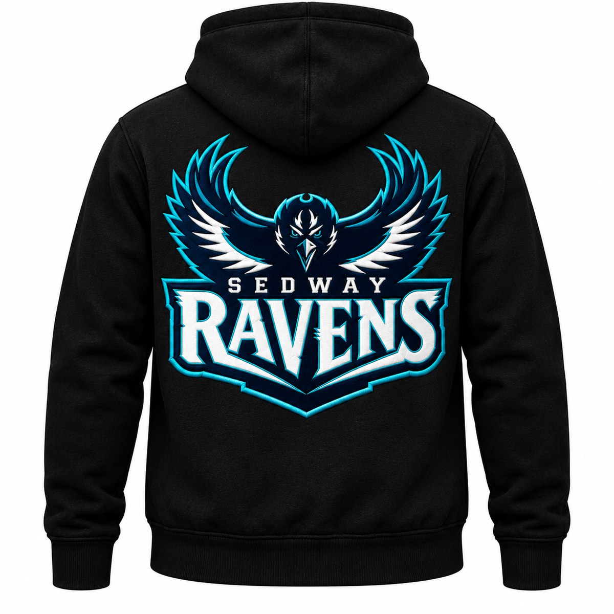 Sedway Middle School Ravens – Premium Embroidered Hoodie