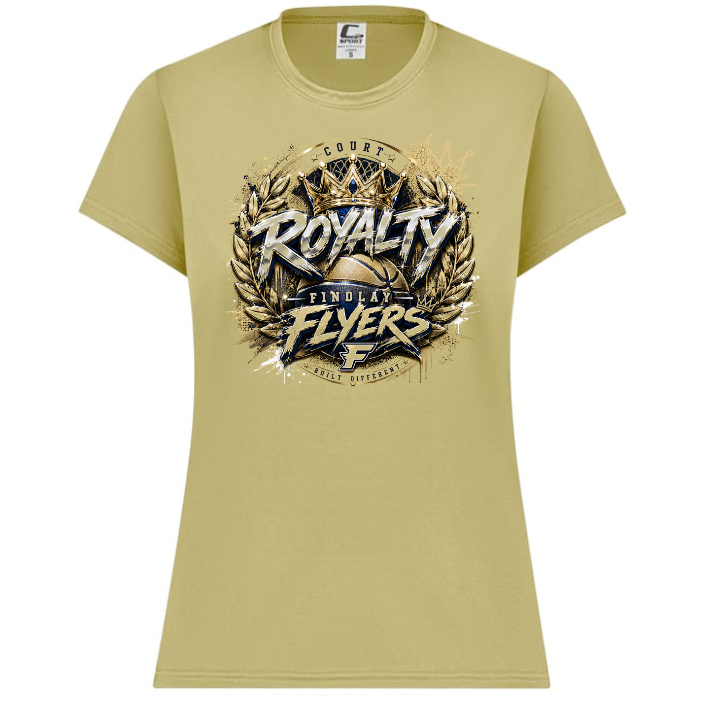 Findley Flyers Court Royalty Basketball Performance Tee