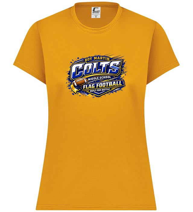 Roy Martin Colts Flag Football Performance Tee