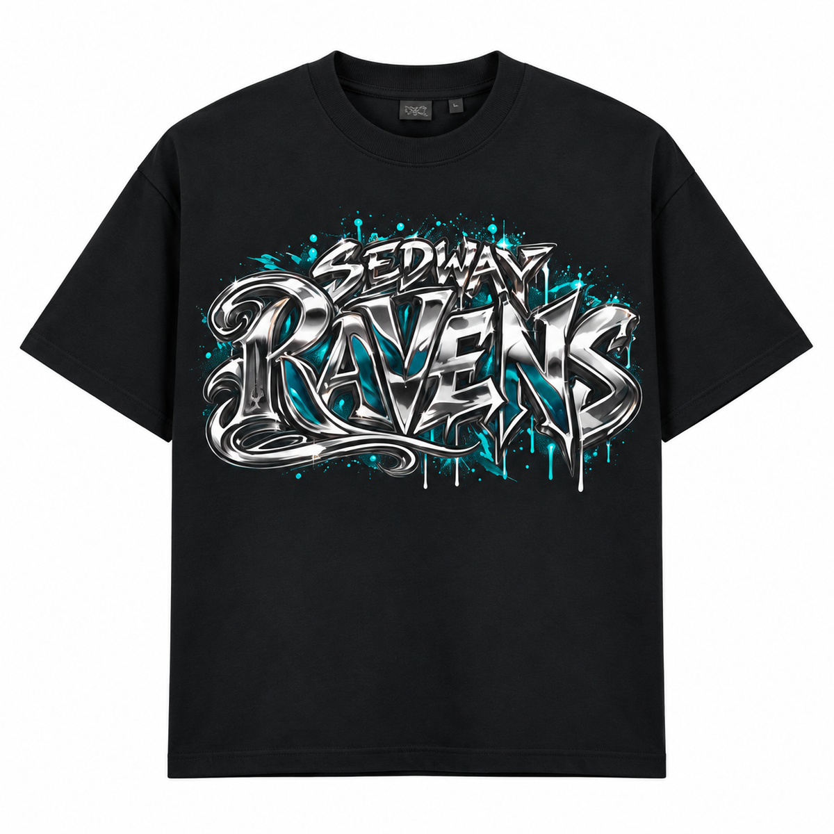 Sedway Middle School – Chrome Ravens Graphic T-Shirt