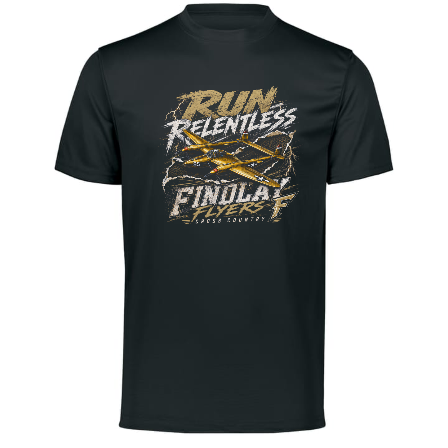 Findlay Flyers Run Relentless Cross Country Performance Tee