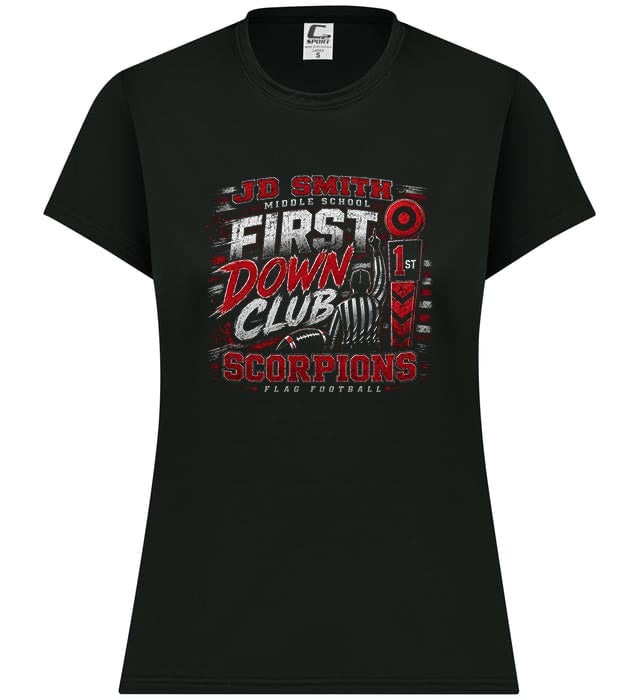 JD Smith First Down Club Performance T-Shirts