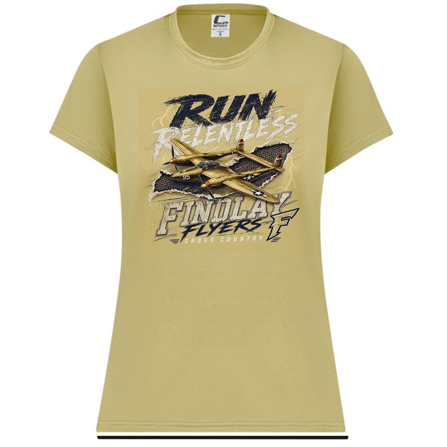Findlay Flyers Run Relentless Cross Country Performance Tee