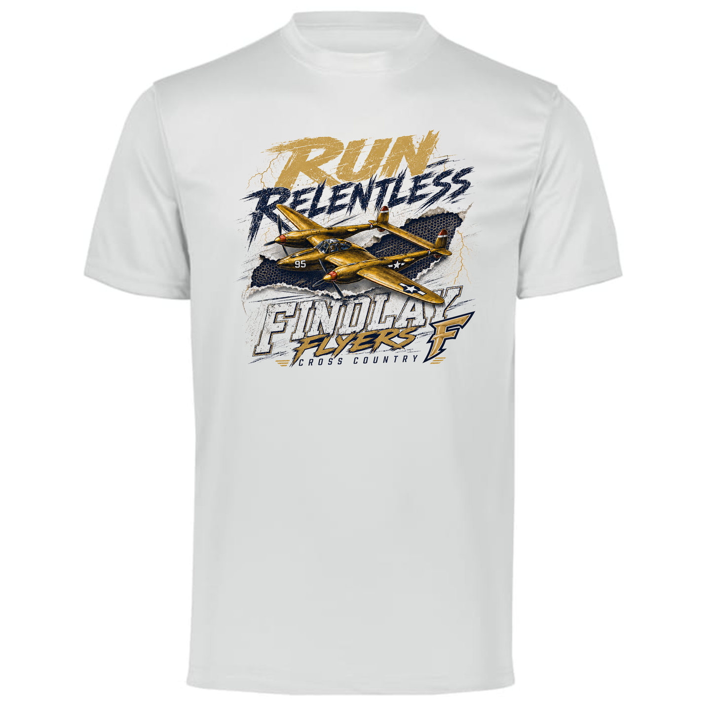 Findlay Flyers Run Relentless Cross Country Performance Tee