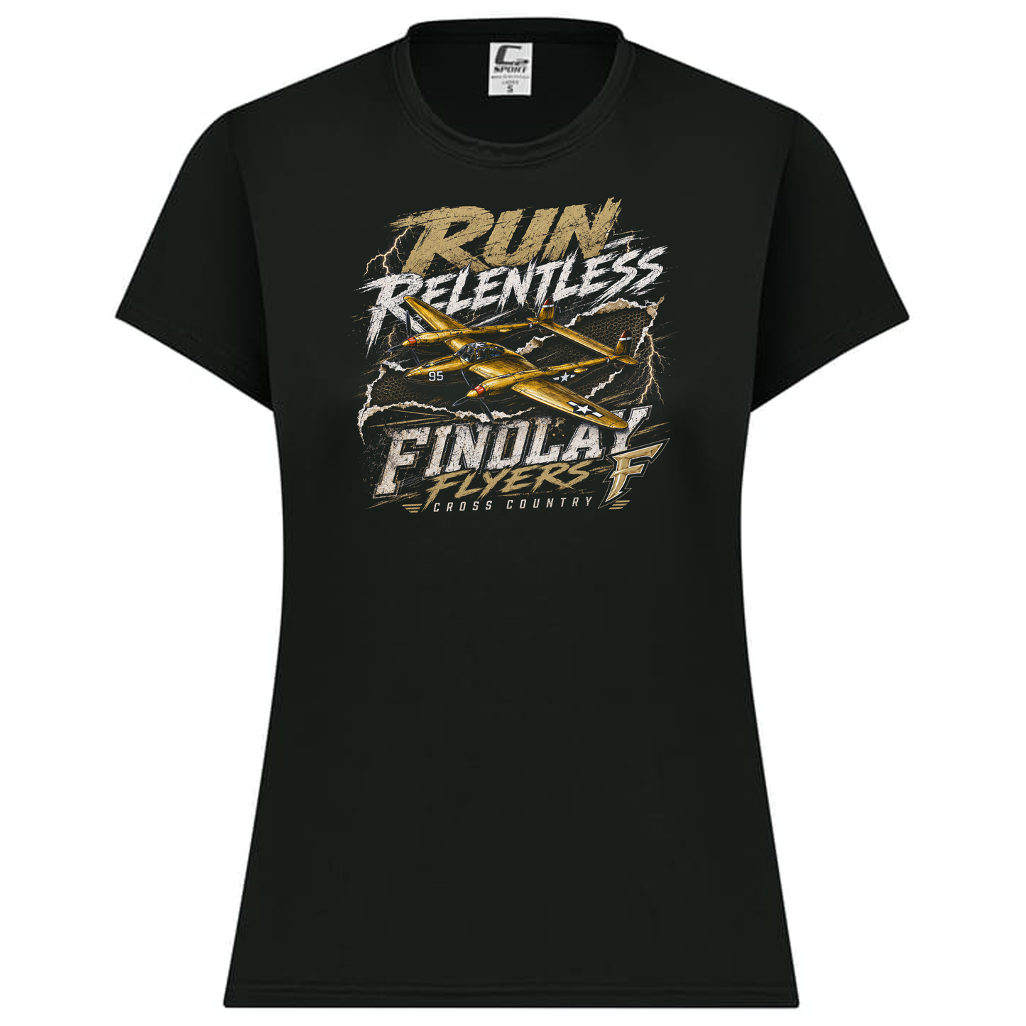 Findlay Flyers Run Relentless Cross Country Performance Tee