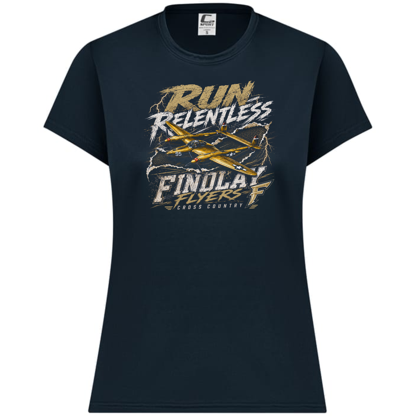 Findlay Flyers Run Relentless Cross Country Performance Tee