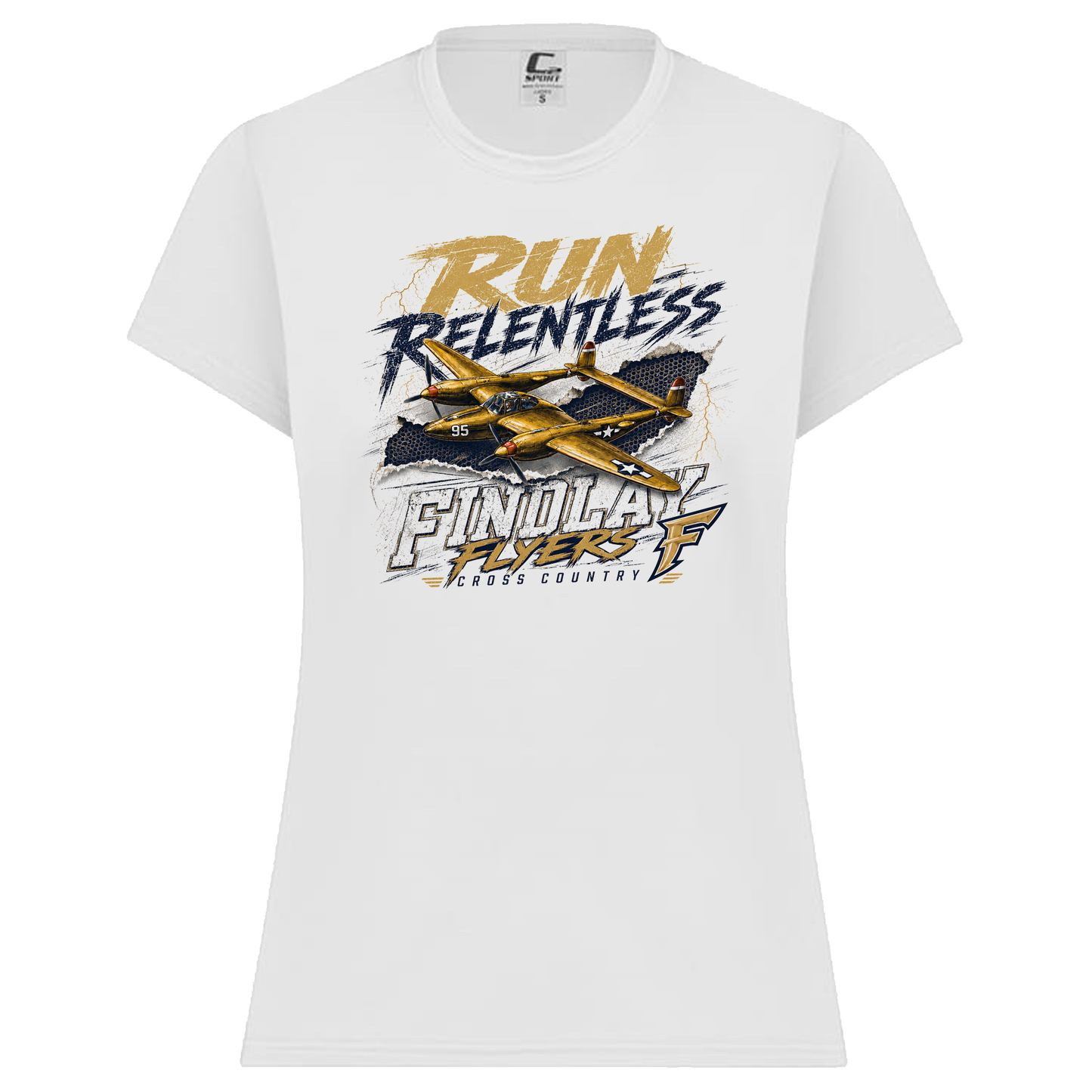 Findlay Flyers Run Relentless Cross Country Performance Tee