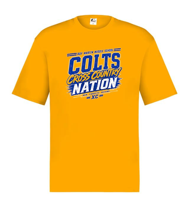 Roy Martin Colts Cross Country Nation Performance Tee