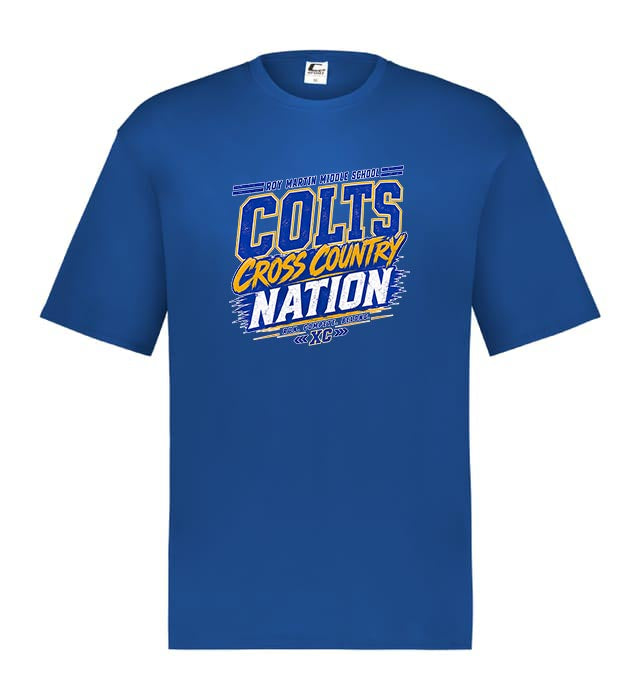 Roy Martin Colts Cross Country Nation Performance Tee