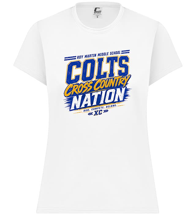 Roy Martin Colts Cross Country Nation Performance Tee