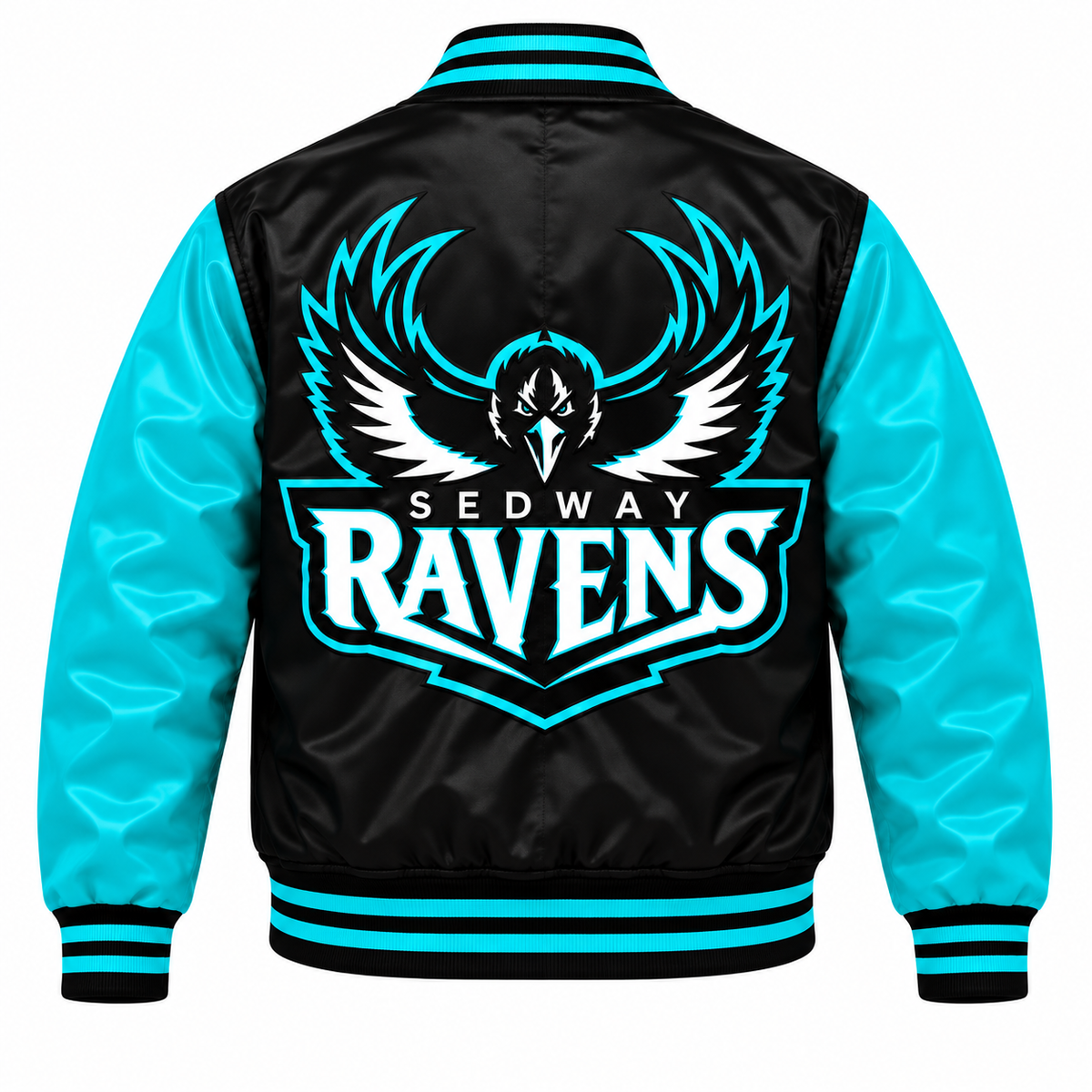 Sedway Middle School Ravens – Premium Two-Tone Varsity Jacket