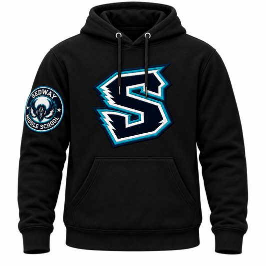 Sedway Middle School Ravens – Premium Embroidered Hoodie