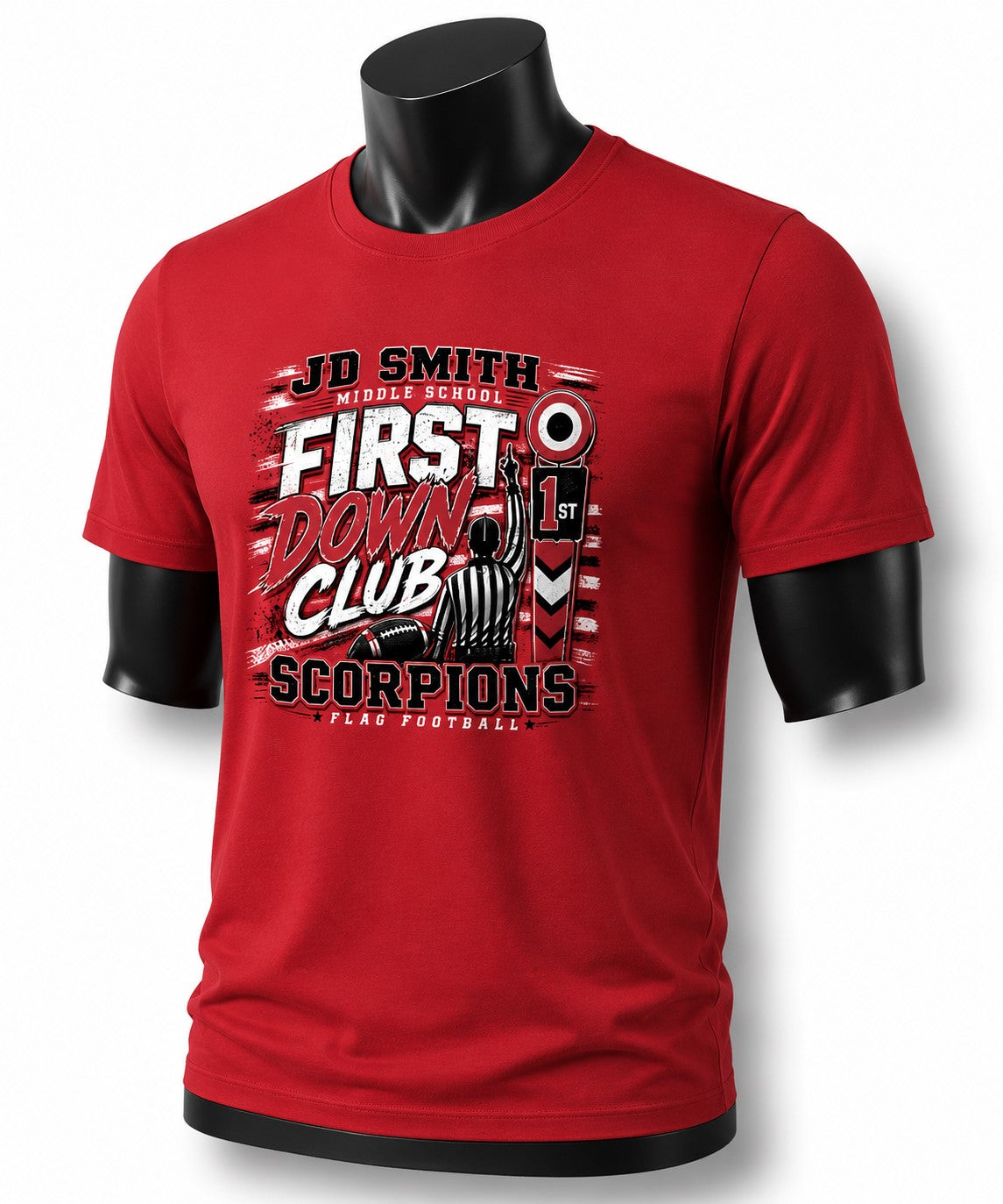 JD Smith First Down Club Performance T-Shirts
