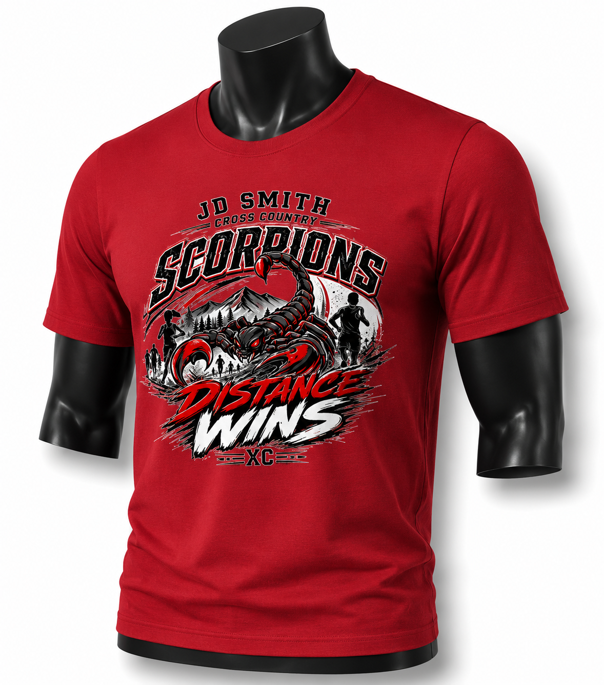JD Smith Scorpions Distance Wins Performance T-Shirt