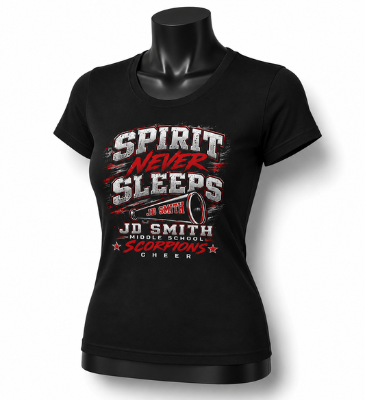 JD Smith Spirit Never Sleeps Performance T-Shirt