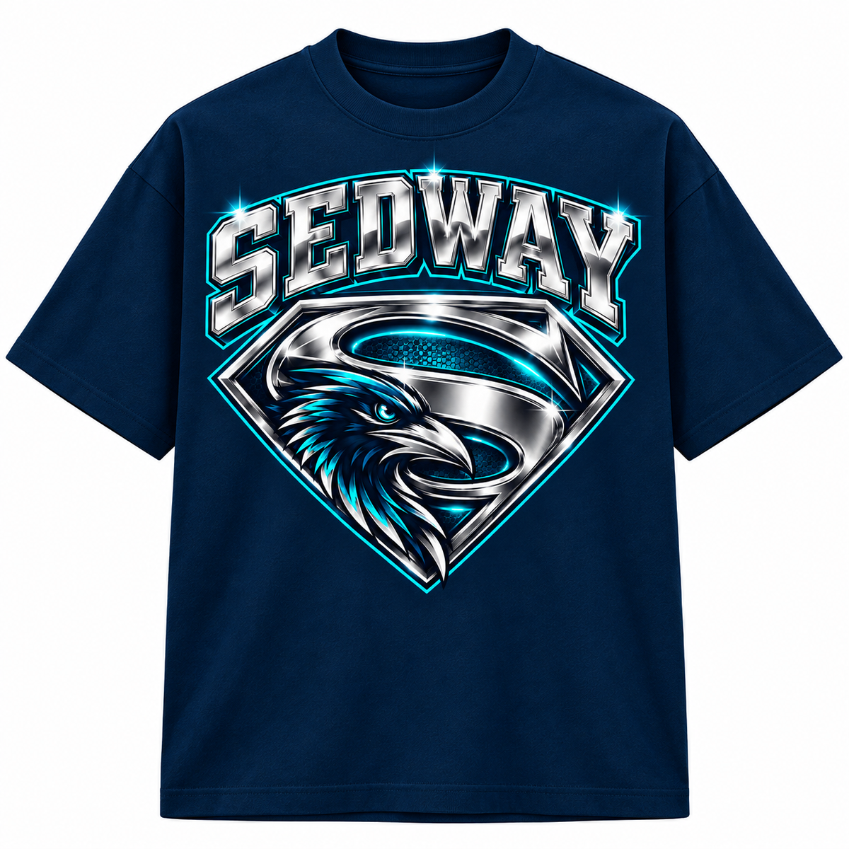 Sedway Middle School – Chrome Super Ravens Graphic T-Shirt