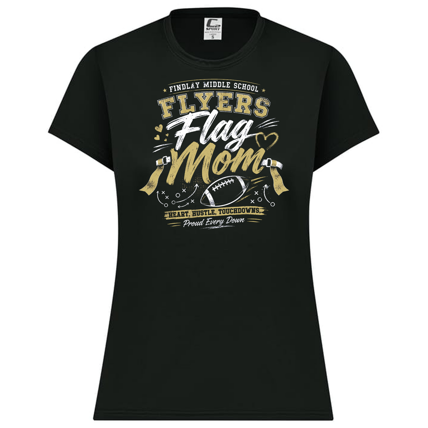 Findlay Flag Mom Performance Tee