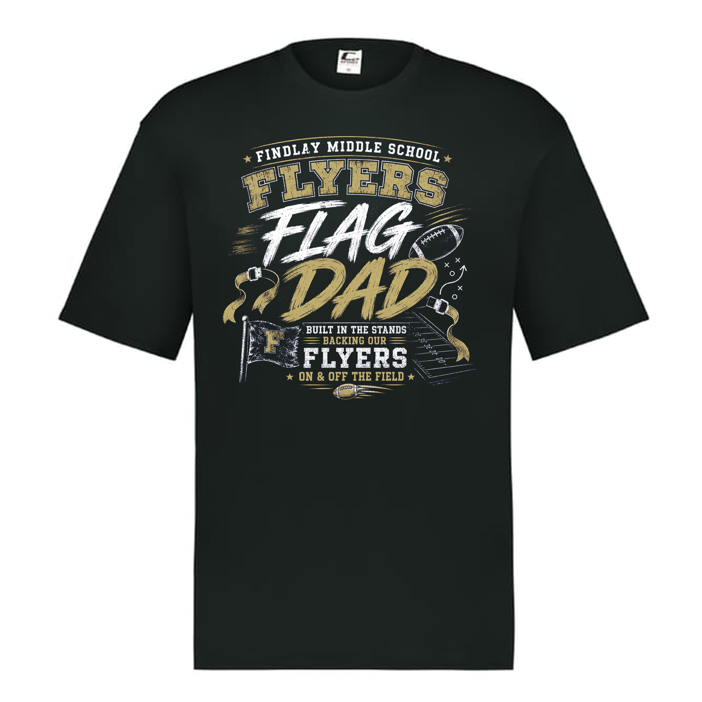 Findlay Flag Dad Performance Tee