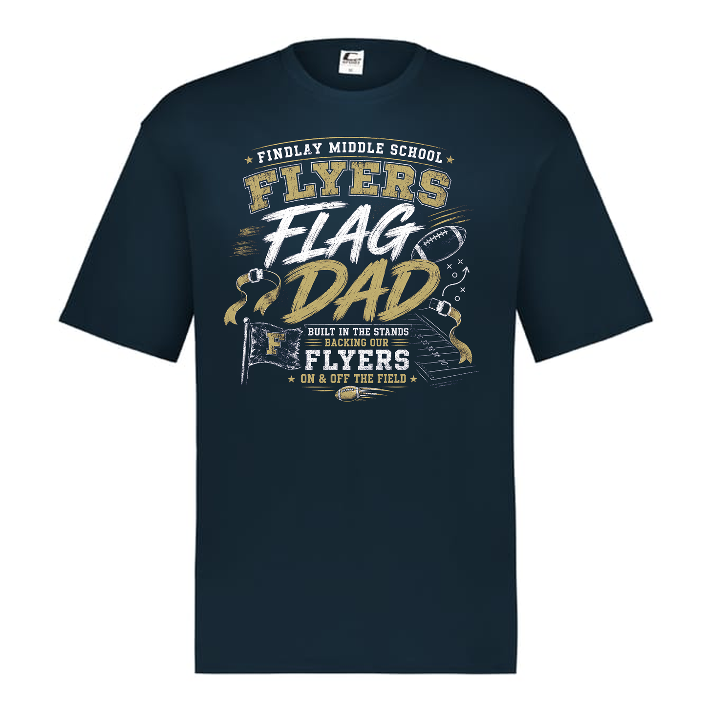 Findlay Flag Dad Performance Tee