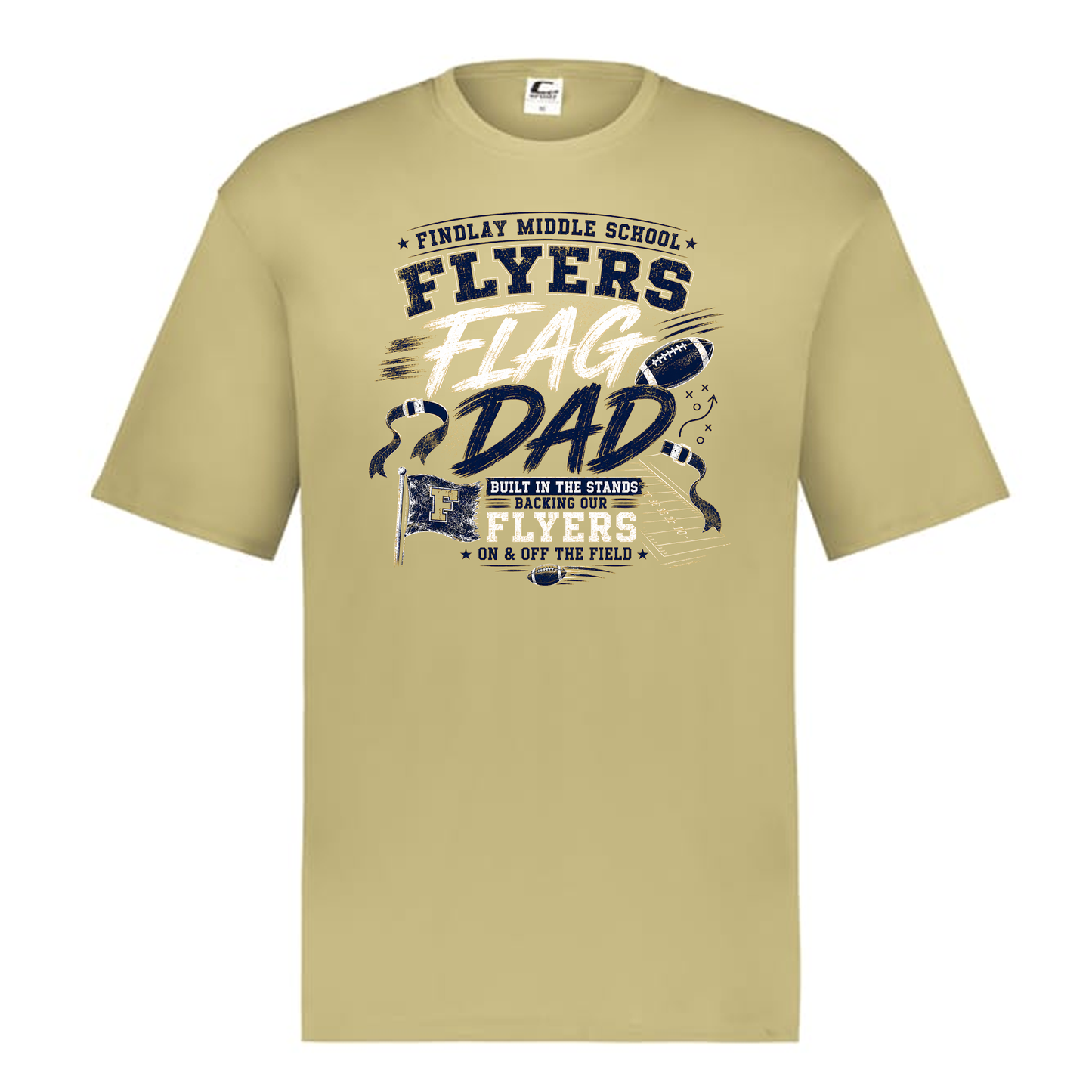 Findlay Flag Dad Performance Tee