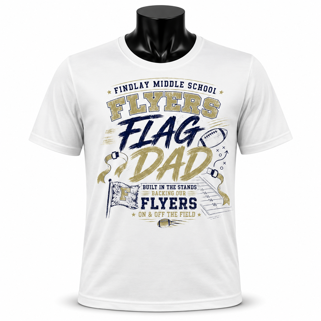 Findlay Flag Dad Performance Tee