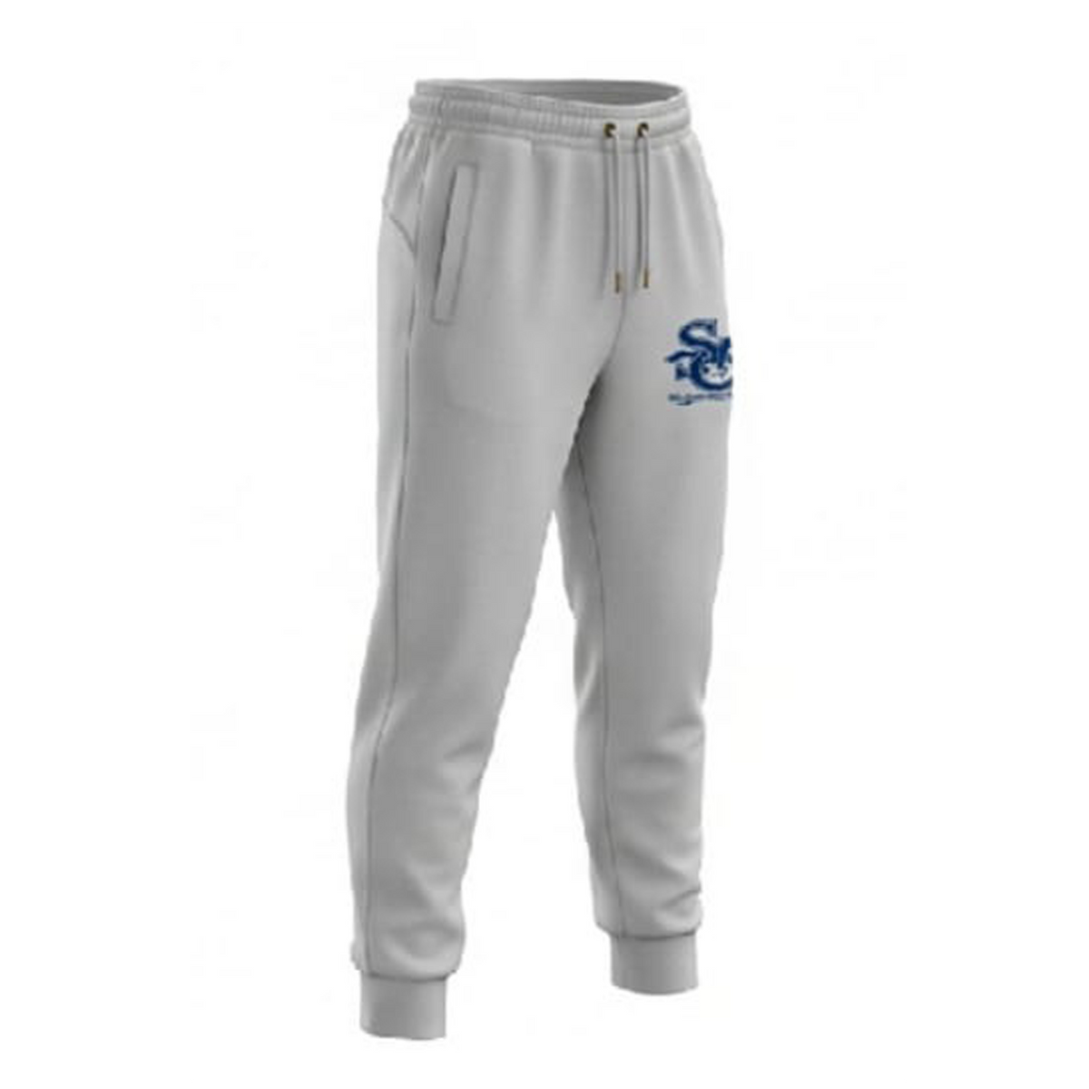 Sierra Canyon Trailblazers Premium Embroidered Joggers in Grey
