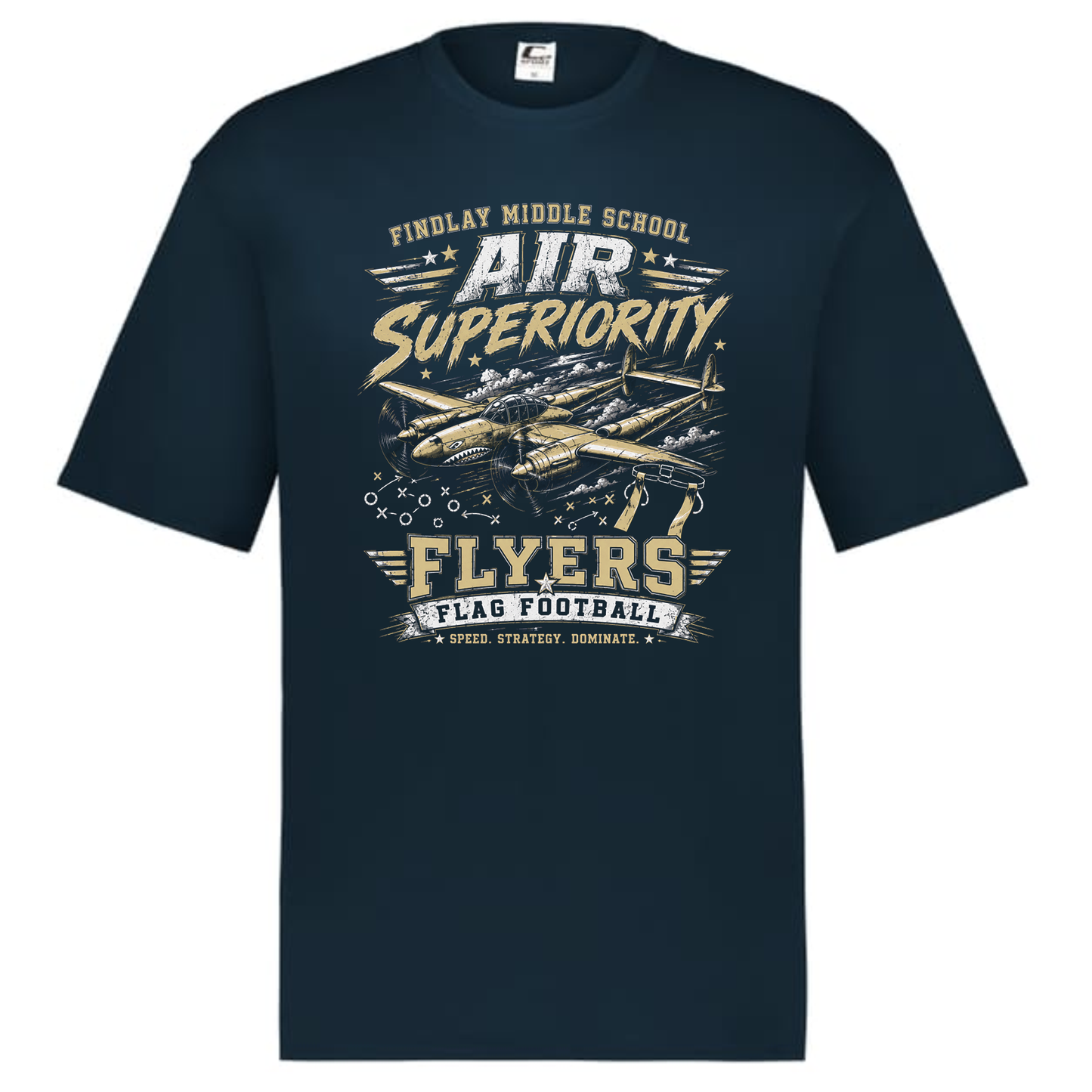 Findlay Middle School Flyers "Air Superiority" Performance Tee