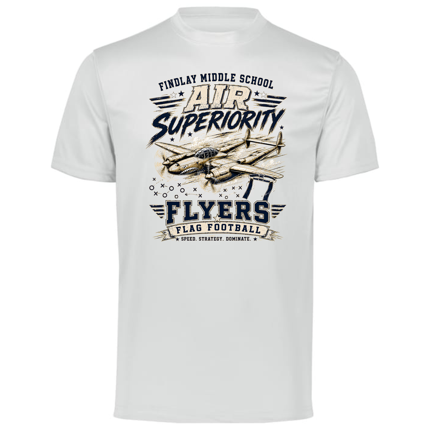 Findlay Middle School Flyers "Air Superiority" Performance Tee
