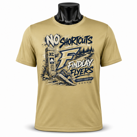 No Shortcuts Cross Country Performance Tee