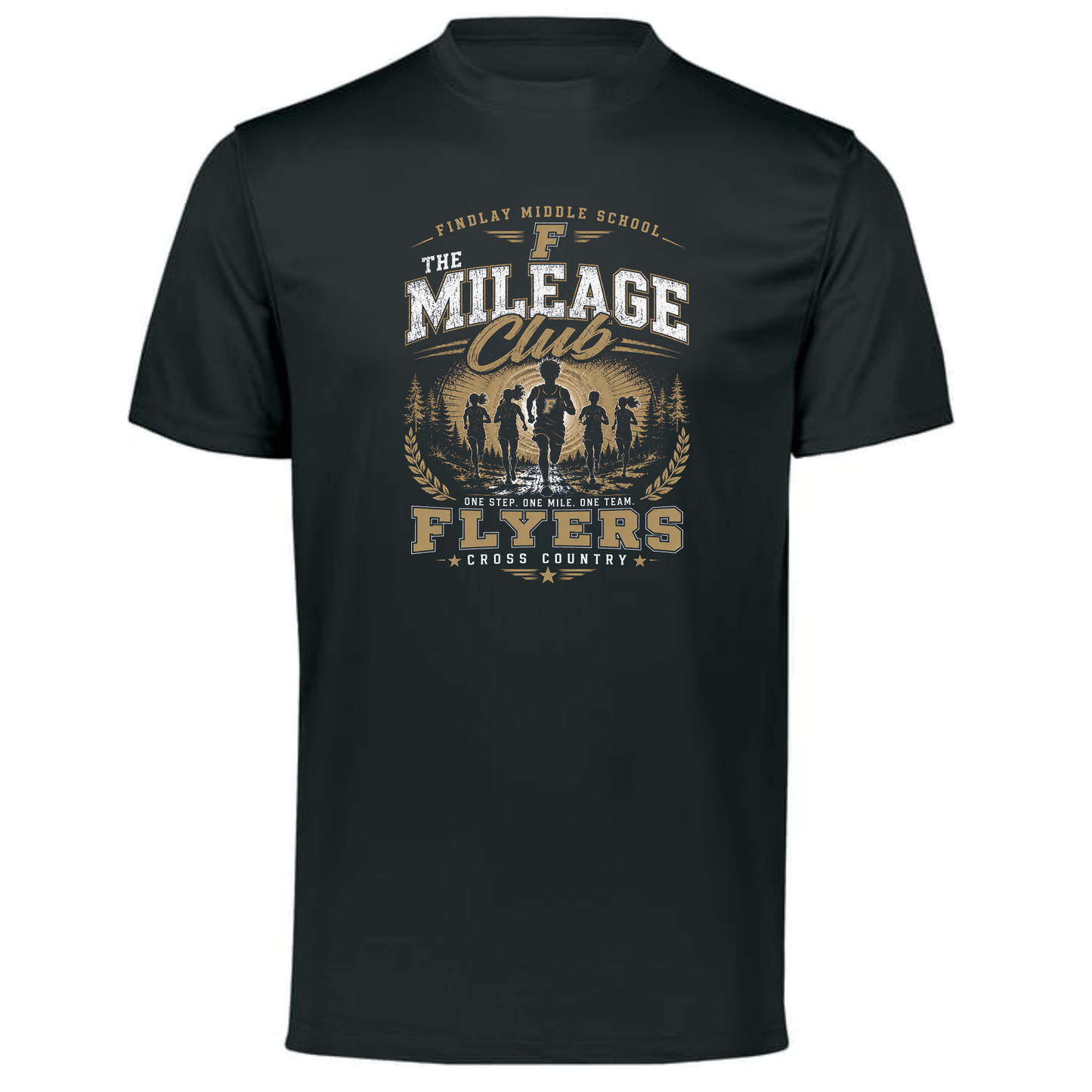 The Mileage Club Cross Country Performance Tee