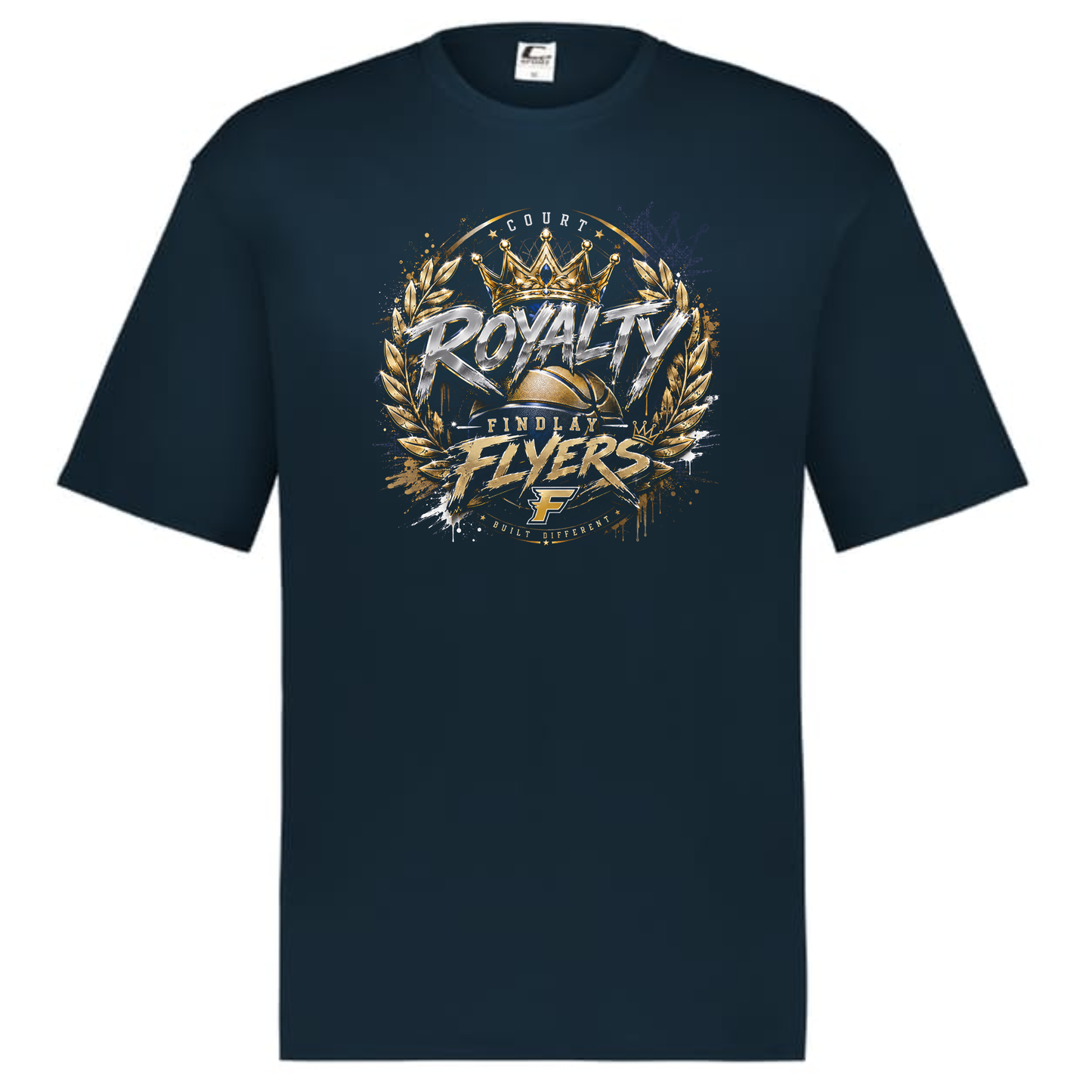 Findley Flyers Court Royalty Basketball Performance Tee