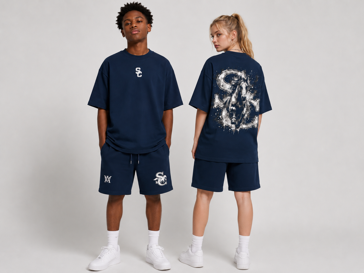 Sierra Canyon Trailblazers — SC Horse Oversized Streetwear T-Shirt (Copy)