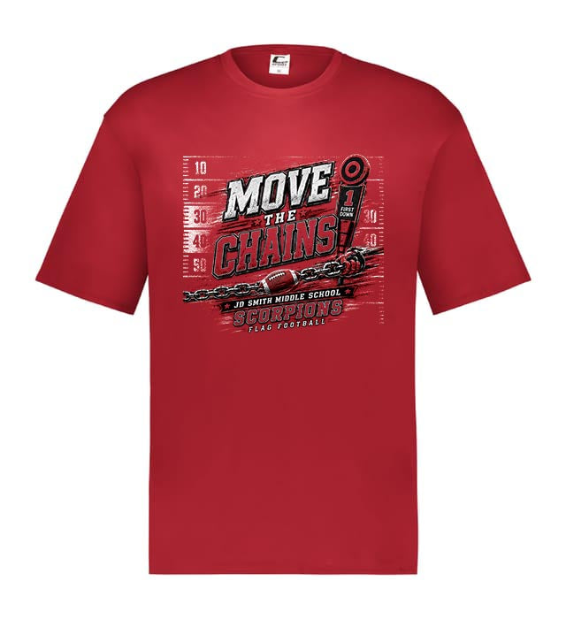 JD Smith Move the Chains Performance T-Shirt