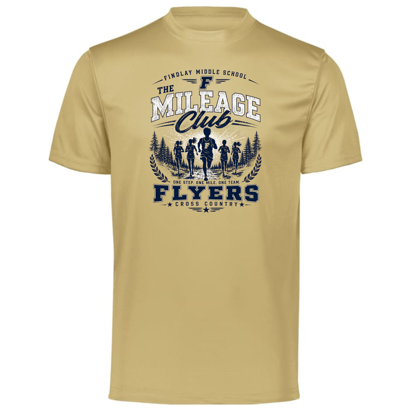 The Mileage Club Cross Country Performance Tee