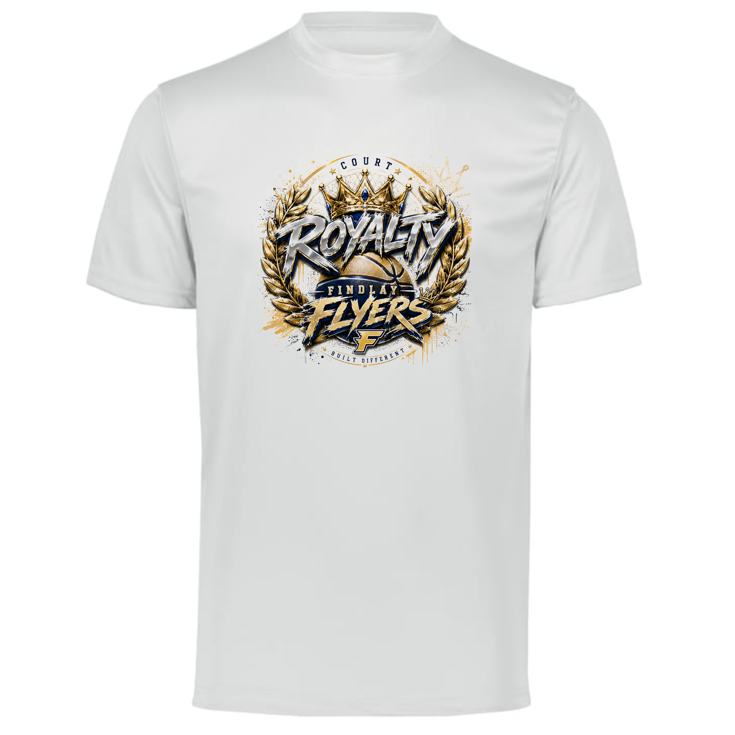 Findley Flyers Court Royalty Basketball Performance Tee