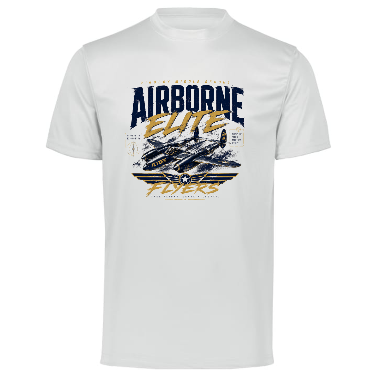 Findlay Middle School Flyers – Airborne Elite Performance Tee