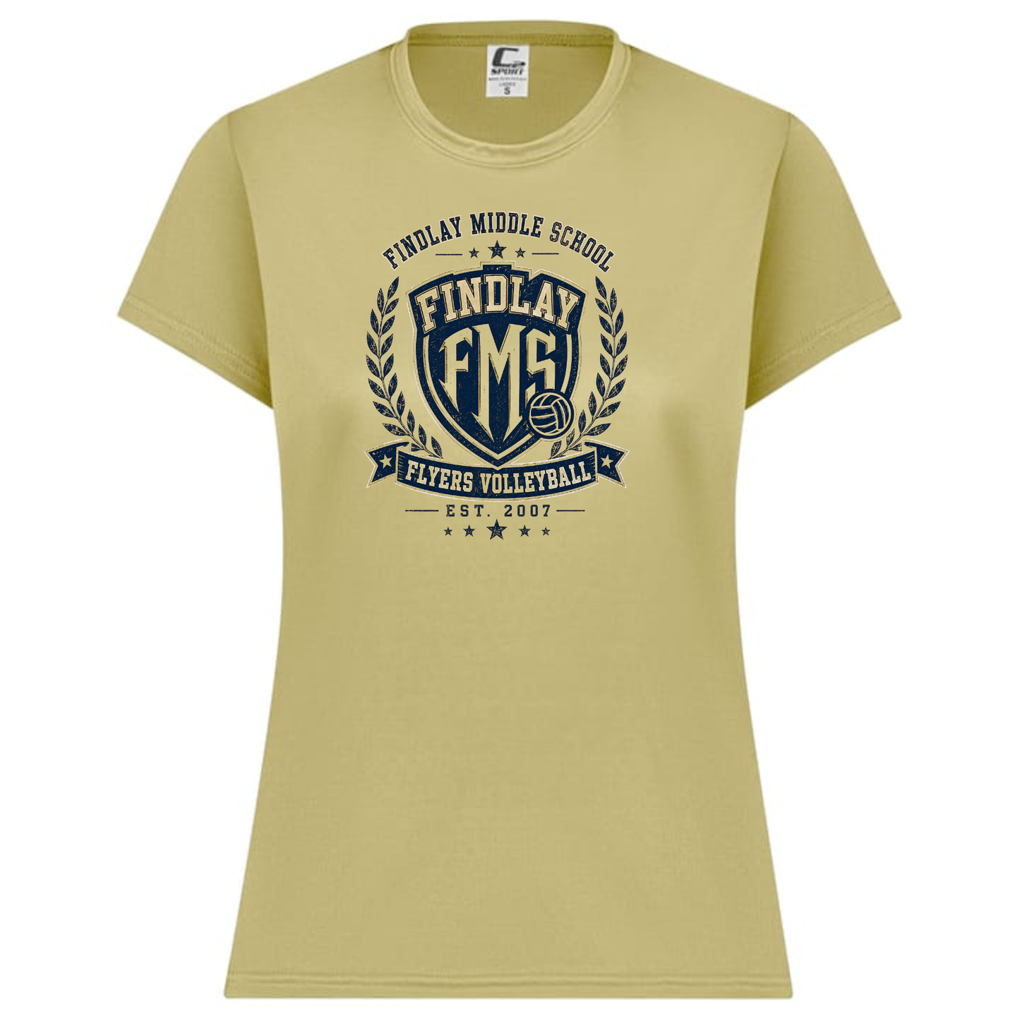 Findlay Middle School Flyers Volleyball Performance Tee