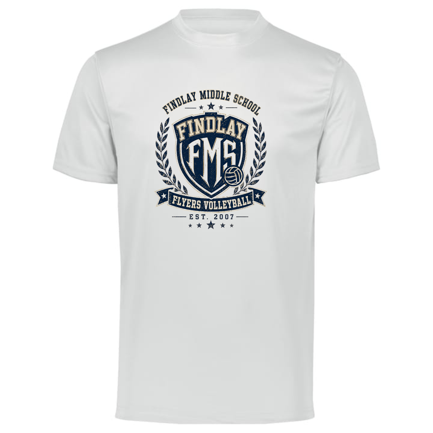Findlay Middle School Flyers Volleyball Performance Tee