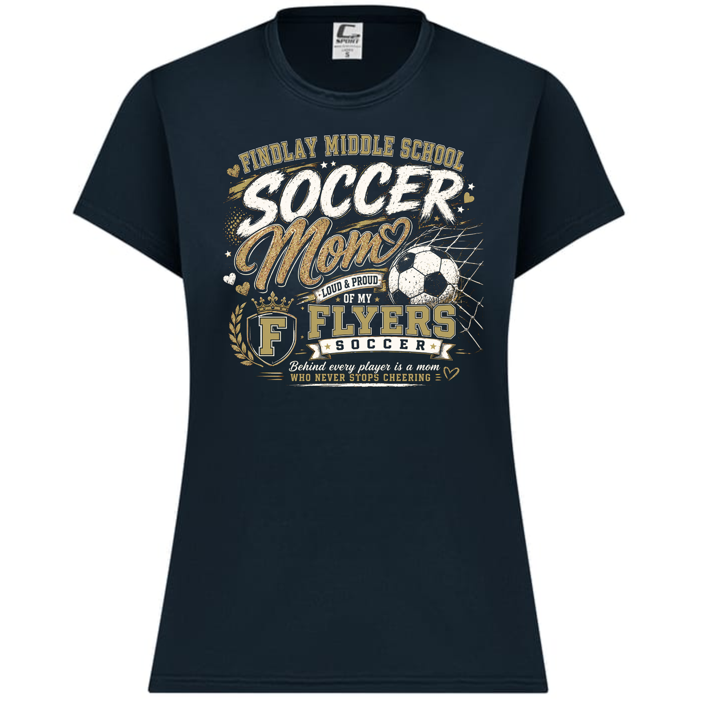 Findlay Soccer Mom Performance Tee