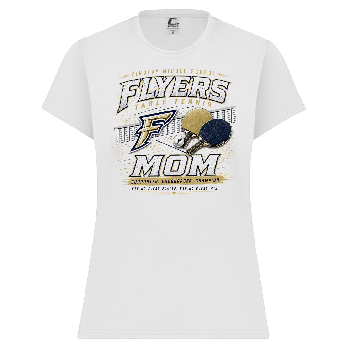 Findlay Table Tennis Mom Performance Tee