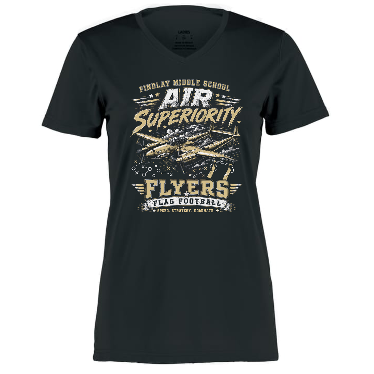 Findlay Middle School Flyers "Air Superiority" Performance Tee