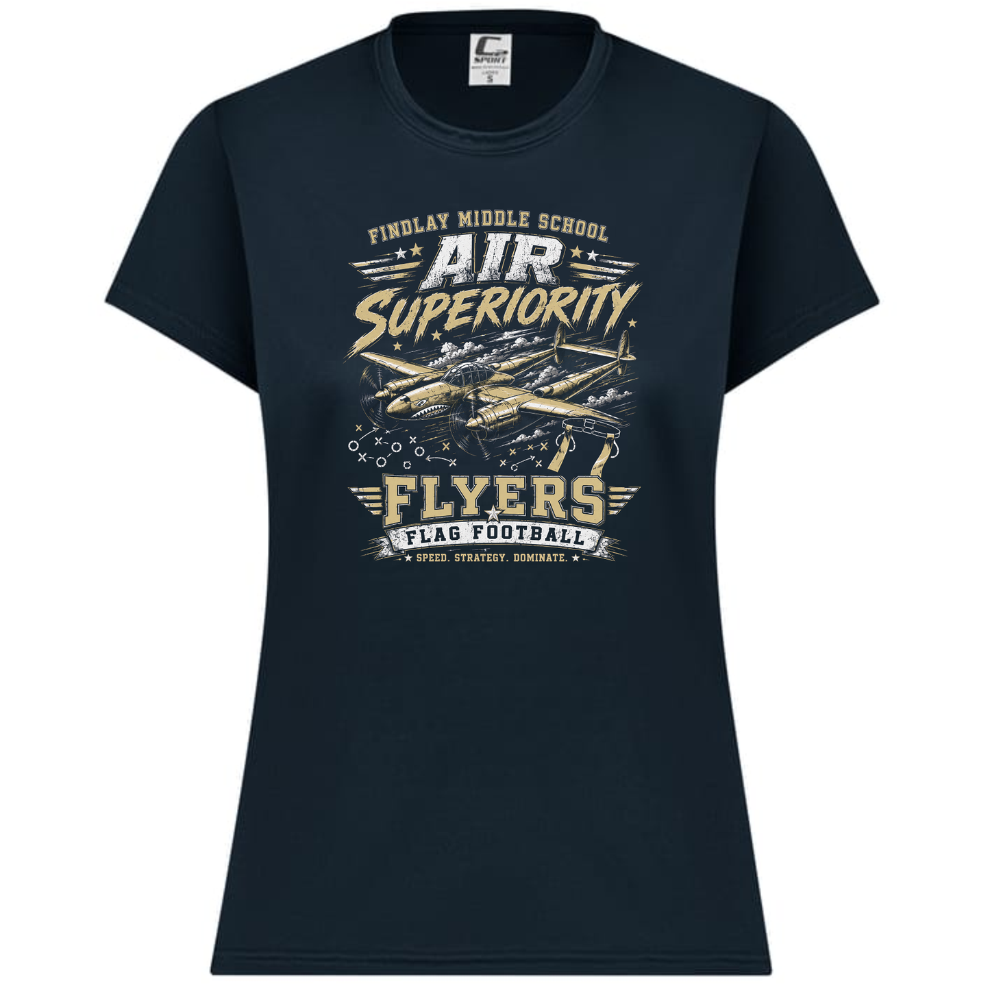 Findlay Middle School Flyers "Air Superiority" Performance Tee