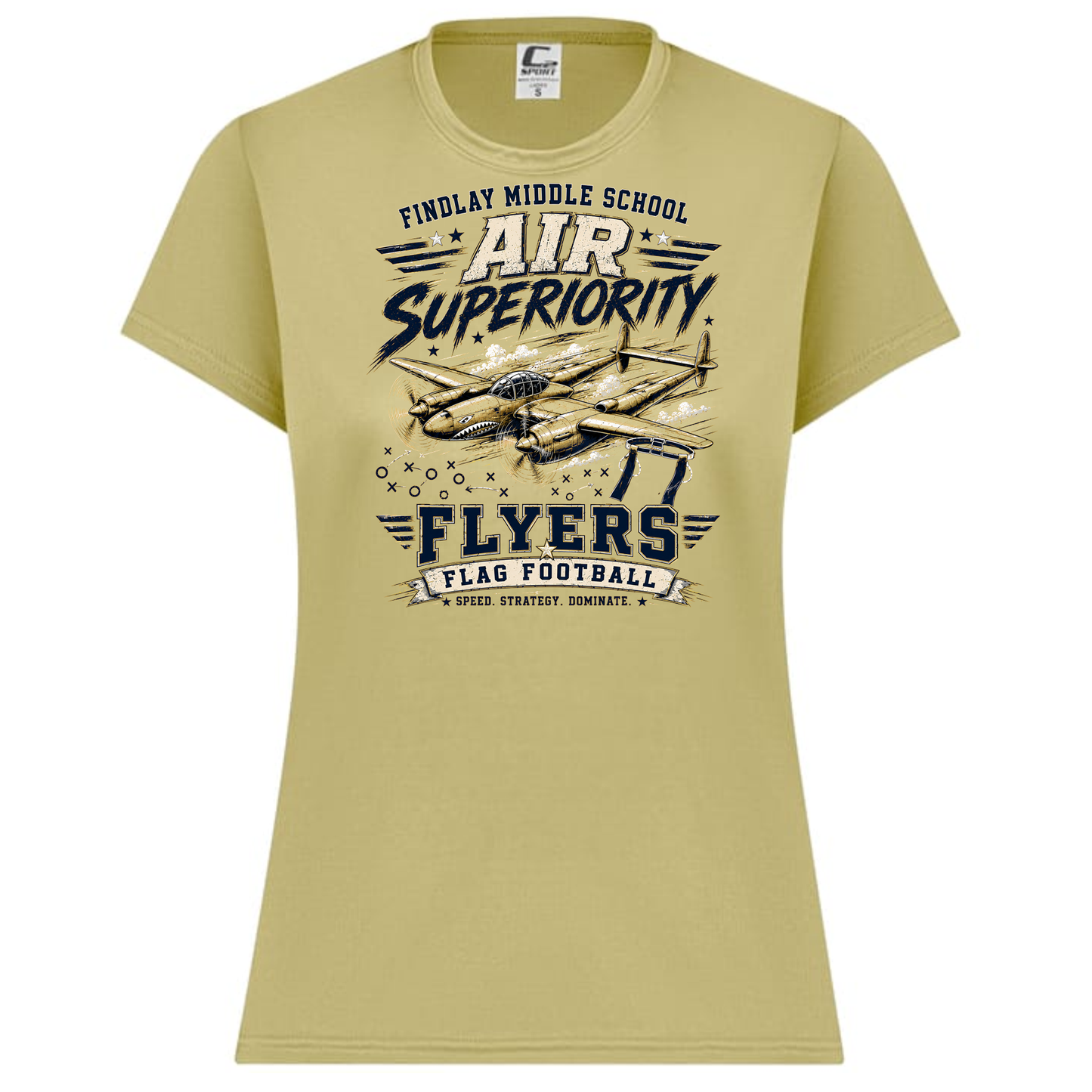 Findlay Middle School Flyers "Air Superiority" Performance Tee