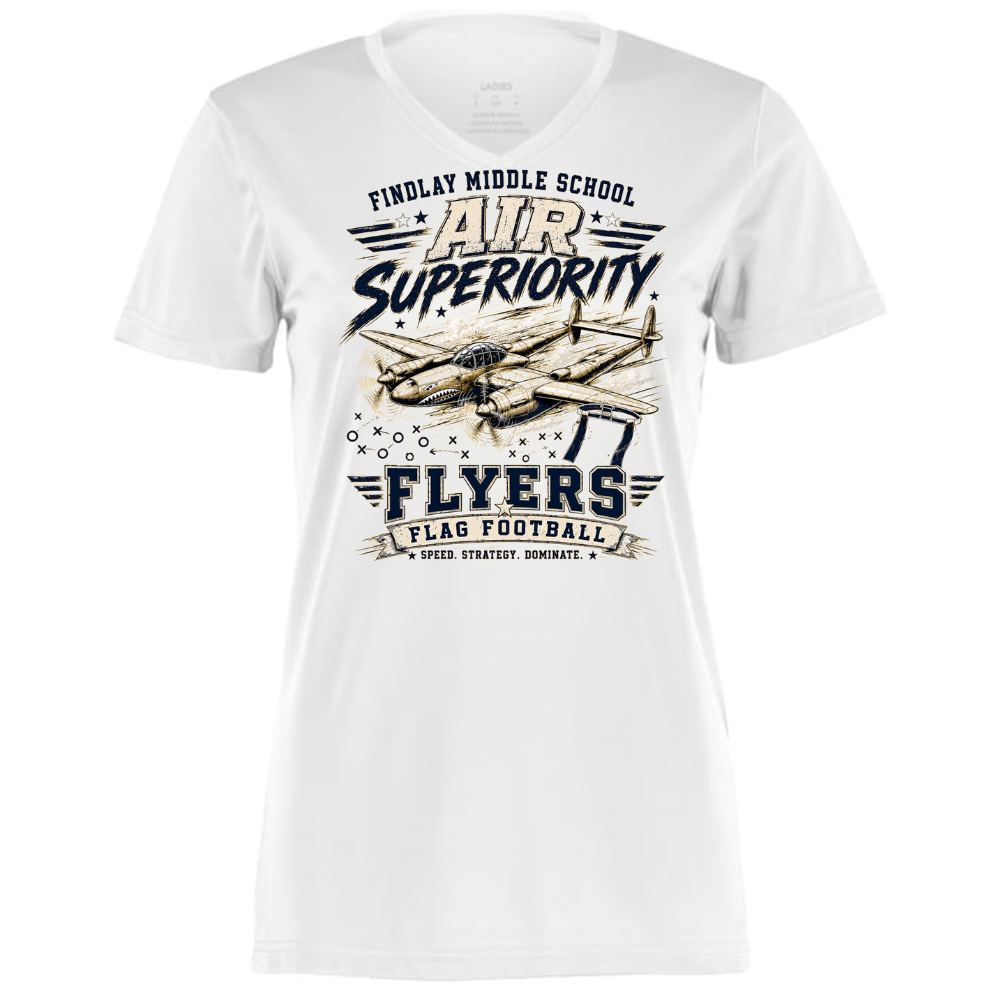 Findlay Middle School Flyers "Air Superiority" Performance Tee