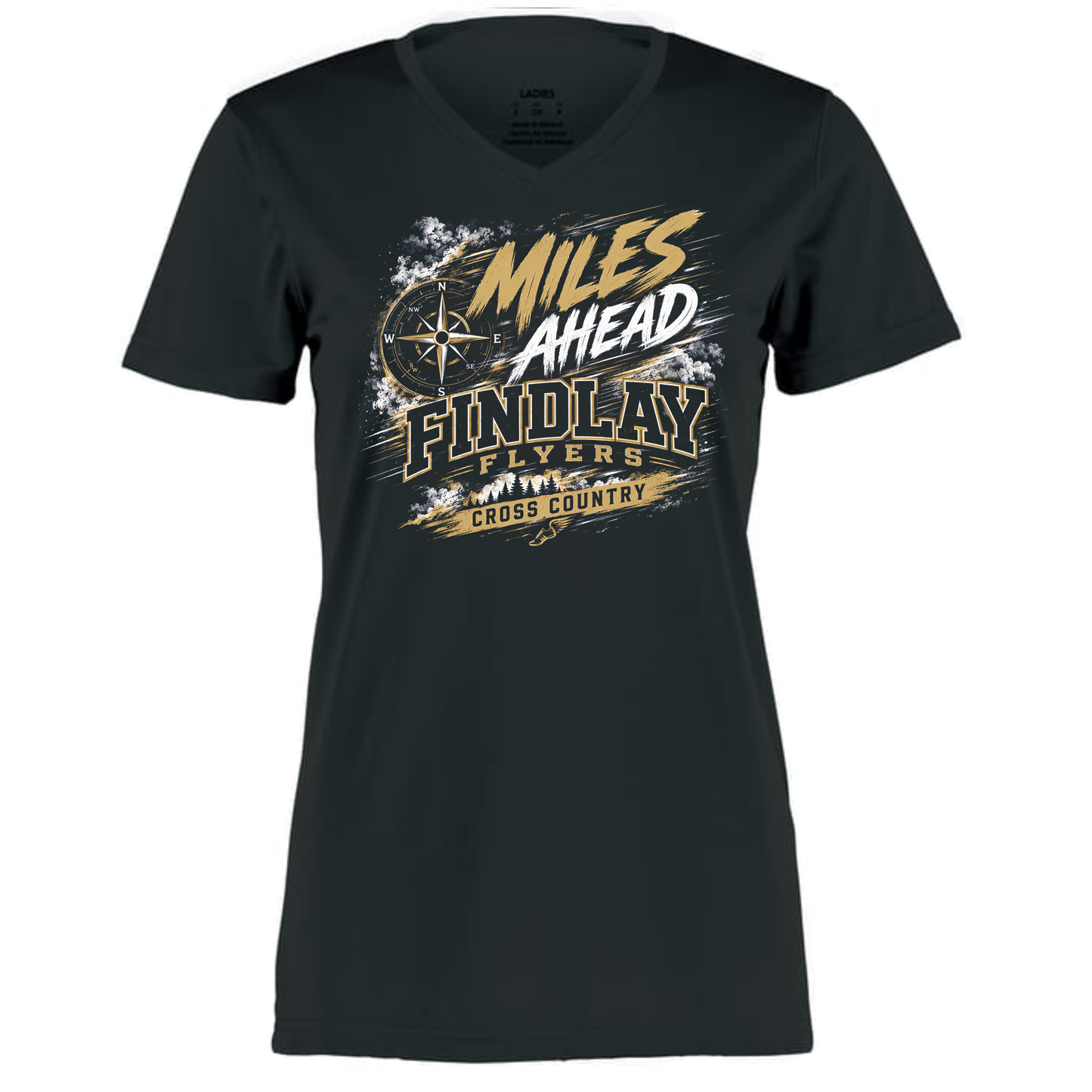 Findlay Flyers Miles Ahead Performance Tee
