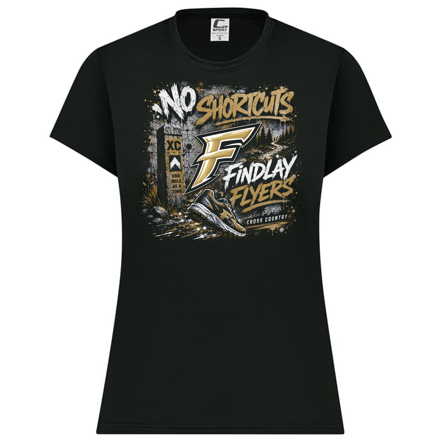 No Shortcuts Cross Country Performance Tee