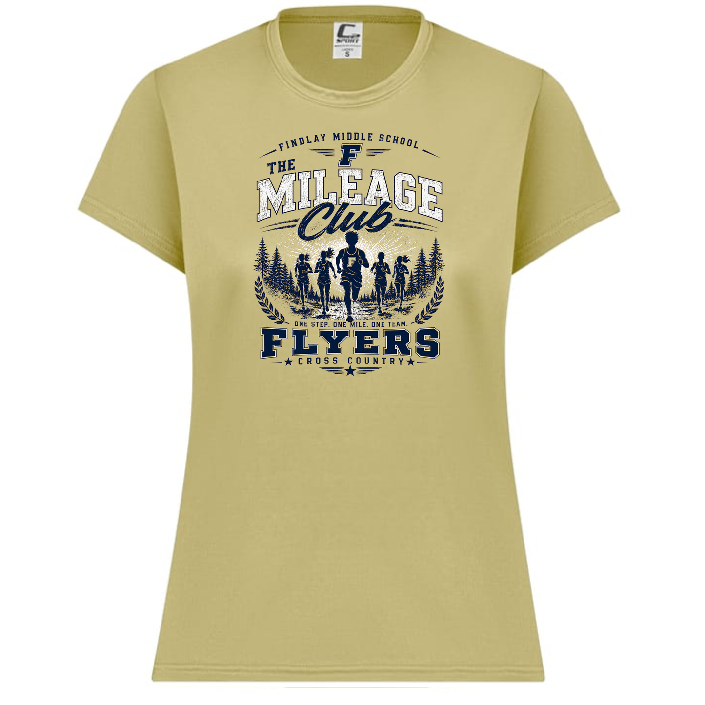 The Mileage Club Cross Country Performance Tee