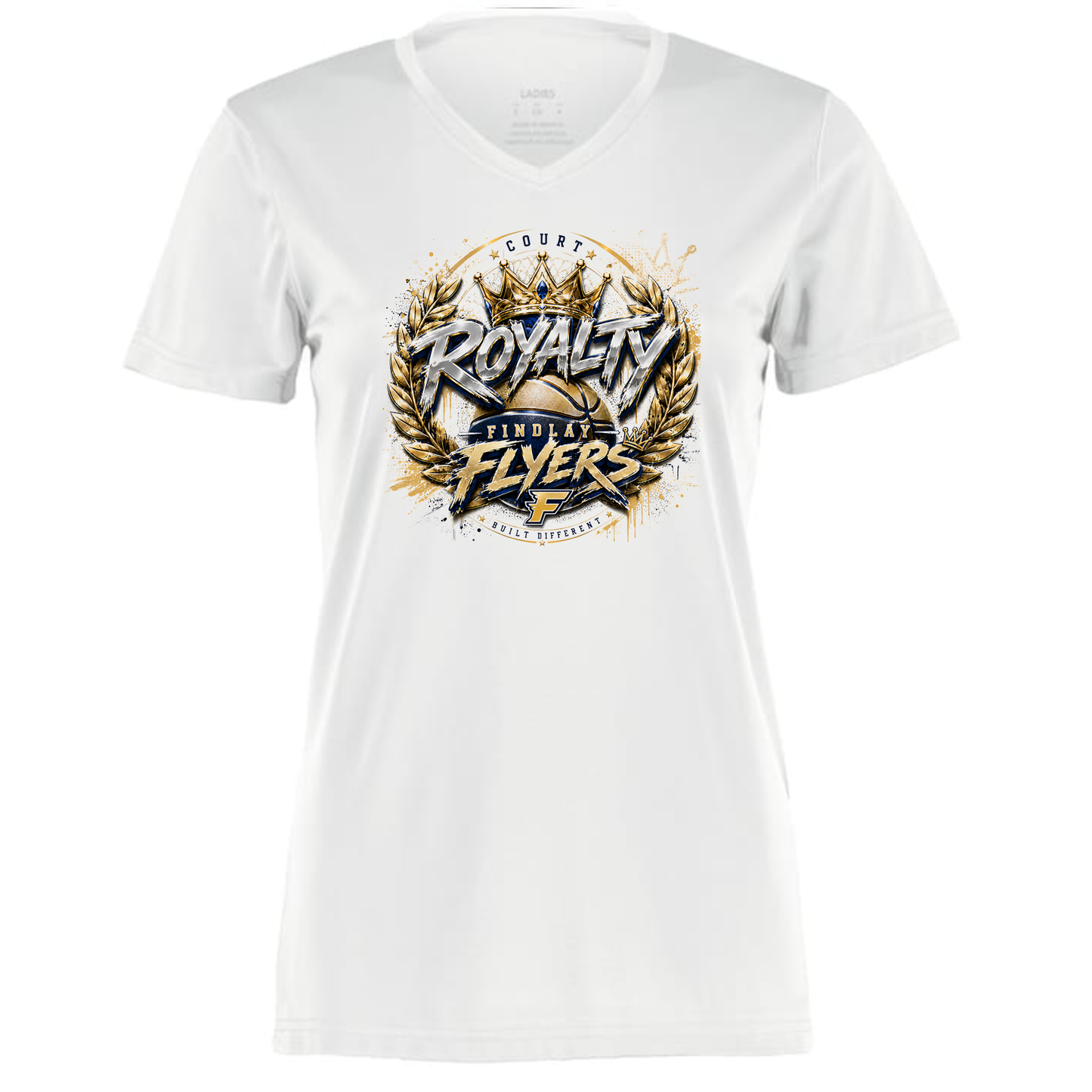 Findley Flyers Court Royalty Basketball Performance Tee