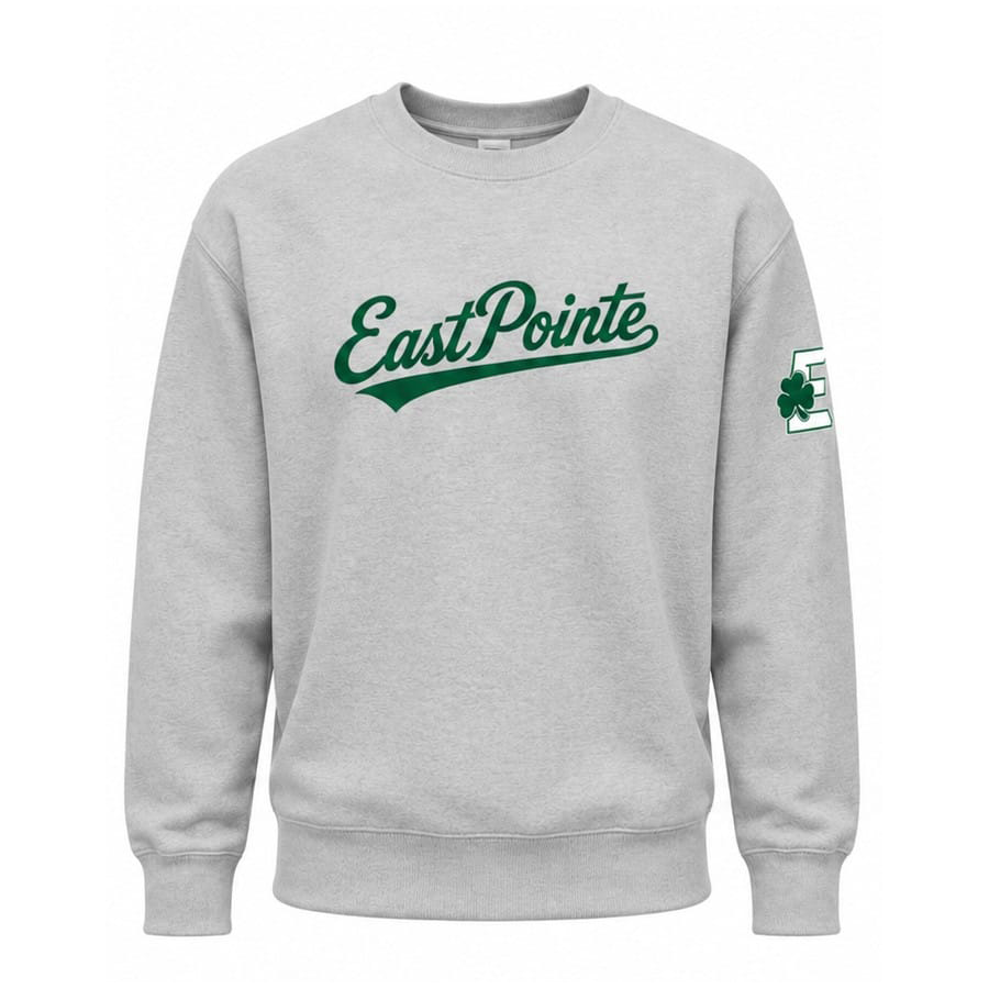 Eastpointe Shamrocks Premium Embroidered Crew